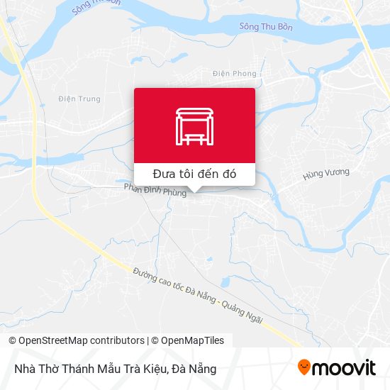 Bản đồ Nhà Thờ Thánh Mẫu Trà Kiệu
