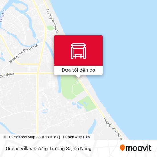 Bản đồ Ocean Villas Đường Trường Sa