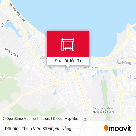 Bản đồ Đối Diện Thiền Viện Bồ Đề