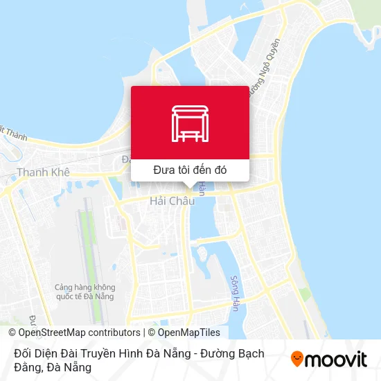 Bản đồ Đối Diện Đài Truyền Hình Đà Nẵng - Đường Bạch Đằng