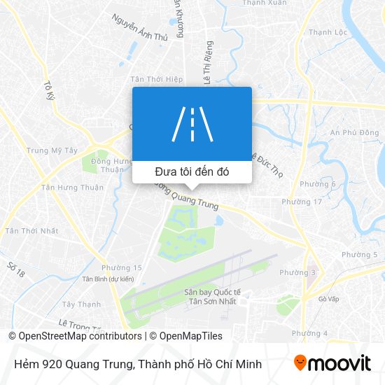 Bản đồ Hẻm 920 Quang Trung