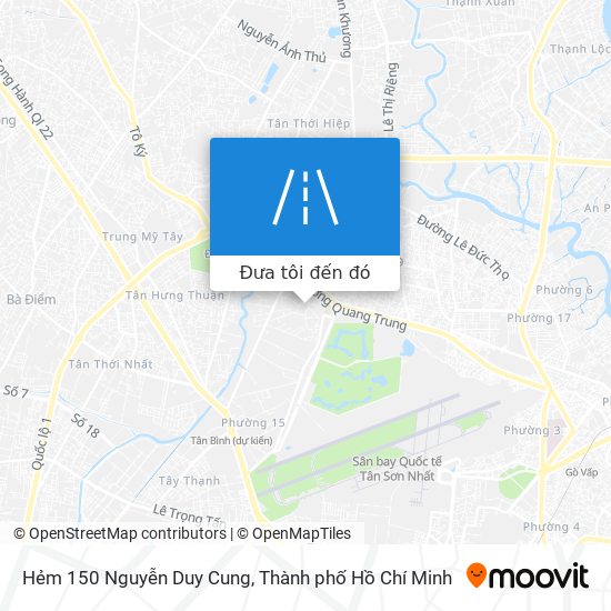 Bản đồ Hẻm 150 Nguyễn Duy Cung