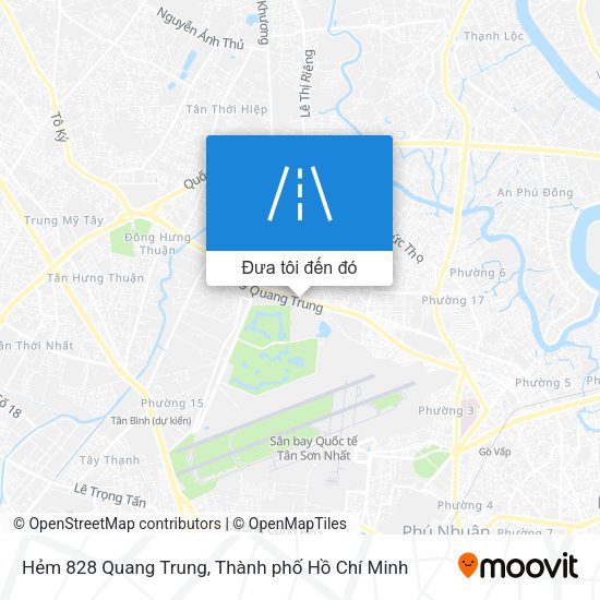 Bản đồ Hẻm 828 Quang Trung