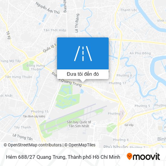 Bản đồ Hẻm 688/27 Quang Trung