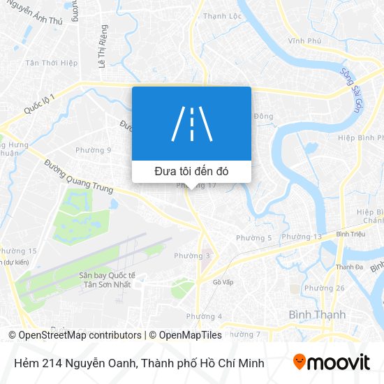 Bản đồ Hẻm 214 Nguyễn Oanh