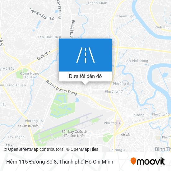 Bản đồ Hẻm 115 Đường Số 8