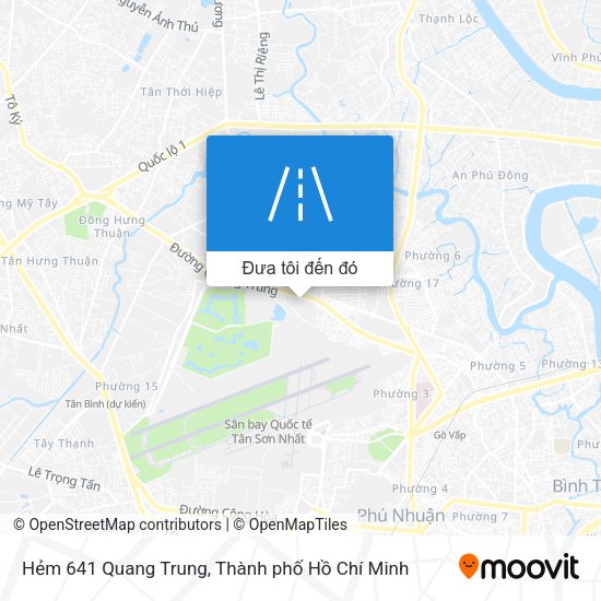 Bản đồ Hẻm 641 Quang Trung