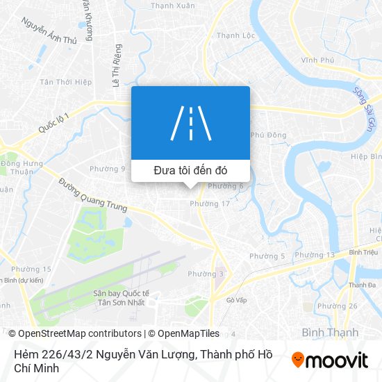 Bản đồ Hẻm 226/43/2 Nguyễn Văn Lượng