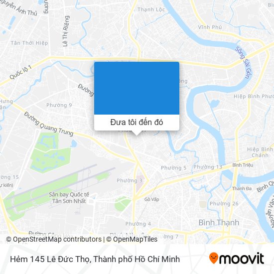 Bản đồ Hẻm 145 Lê Đức Thọ