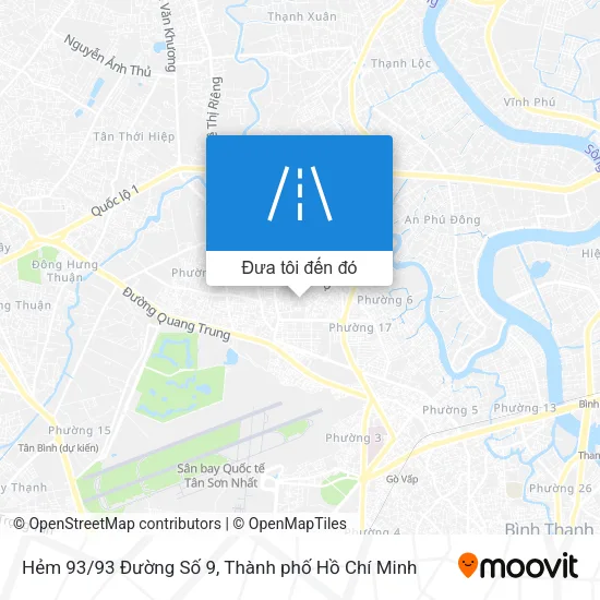 Bản đồ Hẻm 93/93 Đường Số 9