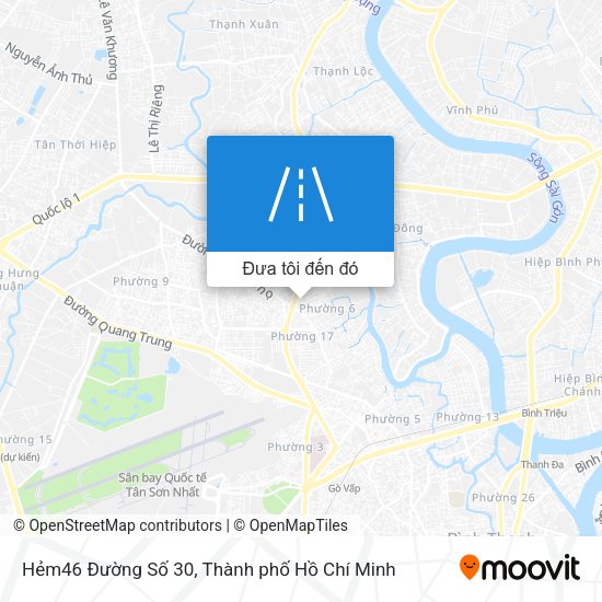Bản đồ Hẻm46 Đường Số 30