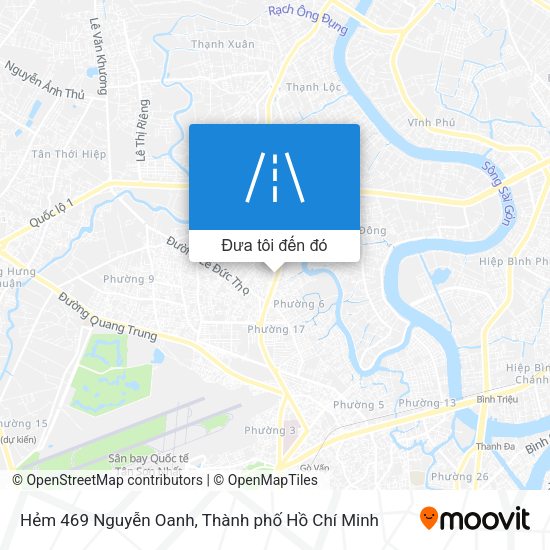 Bản đồ Hẻm 469 Nguyễn Oanh