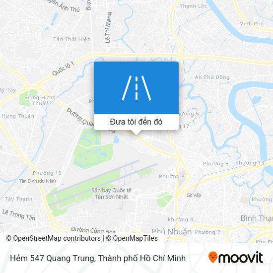 Bản đồ Hẻm 547 Quang Trung