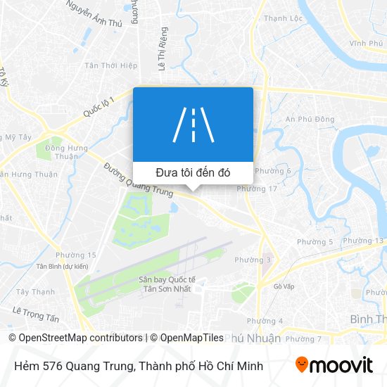 Bản đồ Hẻm 576 Quang Trung