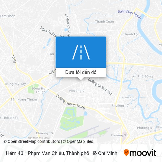 Bản đồ Hẻm 431 Phạm Văn Chiêu