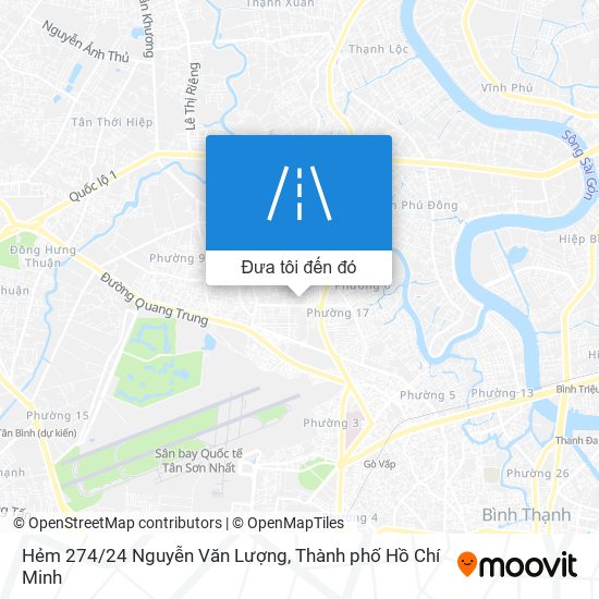 Bản đồ Hẻm 274/24 Nguyễn Văn Lượng