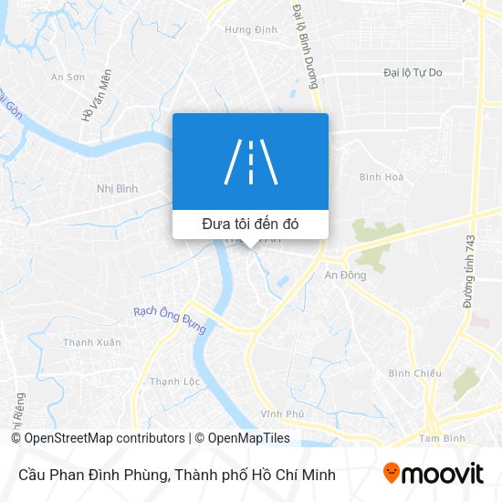 Bản đồ Cầu Phan Đình Phùng