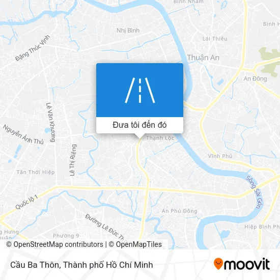 Bản đồ Cầu Ba Thôn