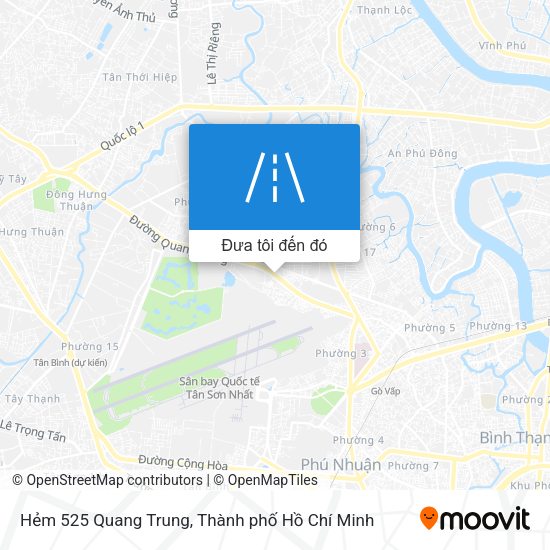 Bản đồ Hẻm 525 Quang Trung
