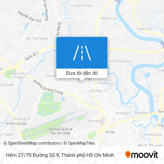 Bản đồ Hẻm 27/70 Đường Số 9