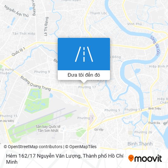 Bản đồ Hẻm 162/17 Nguyễn Văn Lượng