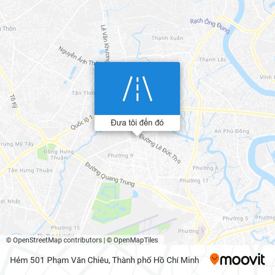 Bản đồ Hẻm 501 Phạm Văn Chiêu