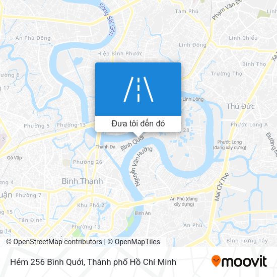 Bản đồ Hẻm 256 Bình Quới