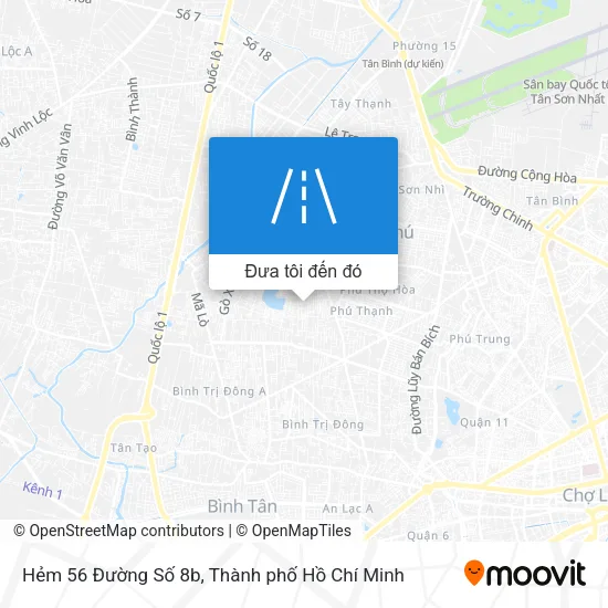 Bản đồ Hẻm 56 Đường Số 8b