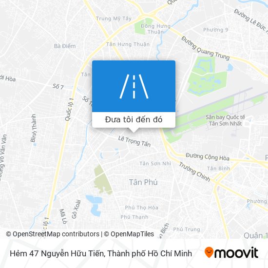 Bản đồ Hẻm 47 Nguyễn Hữu Tiến