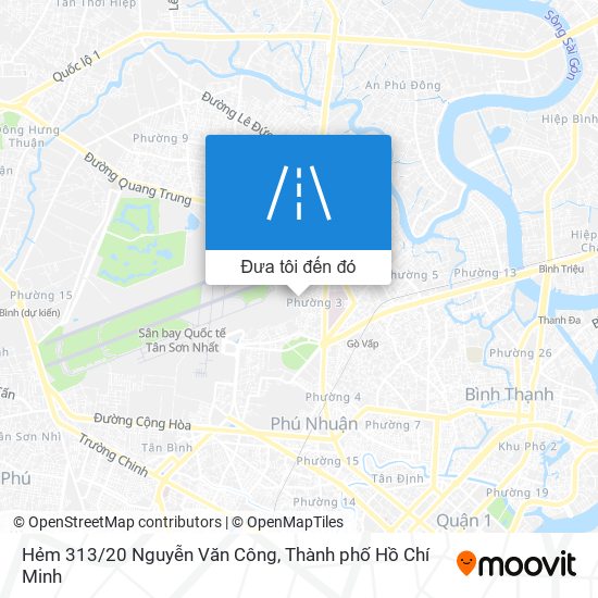 Bản đồ Hẻm 313/20 Nguyễn Văn Công