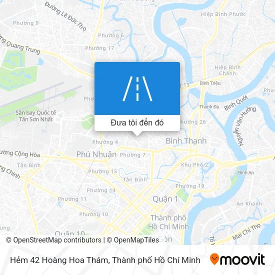 Bản đồ Hẻm 42 Hoàng Hoa Thám