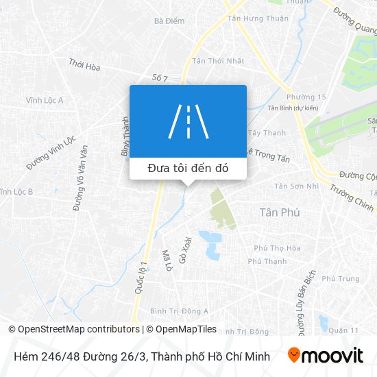 Bản đồ Hẻm 246/48 Đường 26/3
