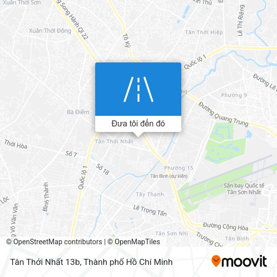 Bản đồ Tân Thới Nhất 13b