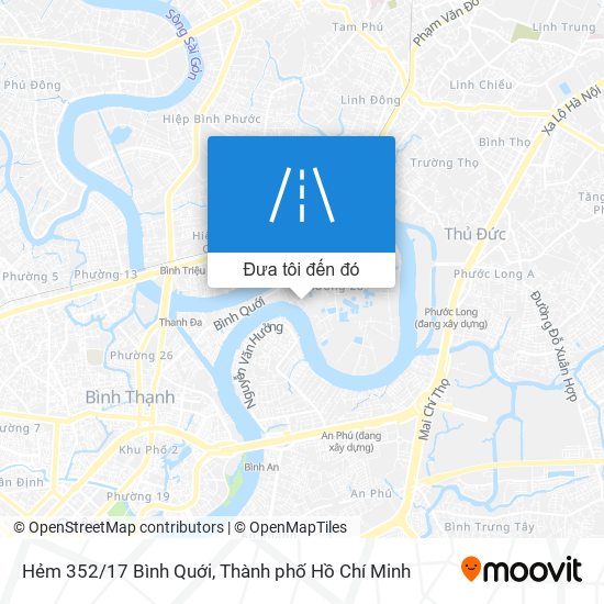 Bản đồ Hẻm 352/17 Bình Quới