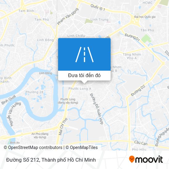 Bản đồ Đường Số 212