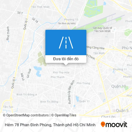 Bản đồ Hẻm 78 Phan Đình Phùng