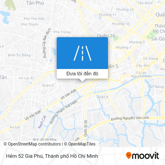 Bản đồ Hẻm 52 Gia Phú