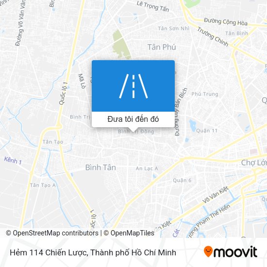 Bản đồ Hẻm 114 Chiến Lược