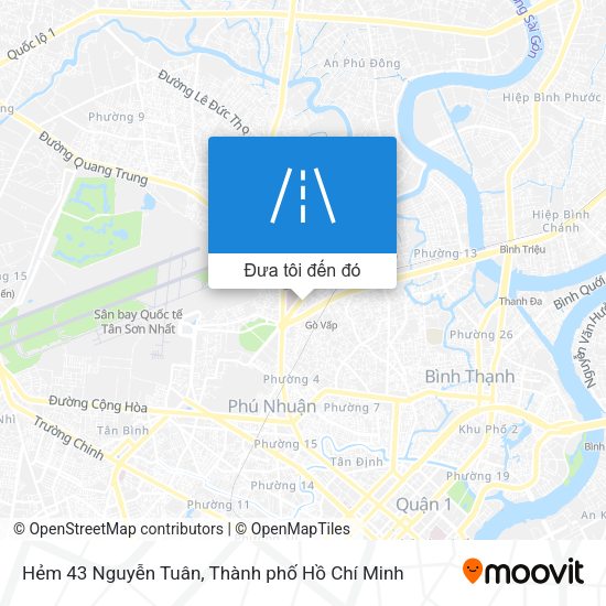 Bản đồ Hẻm 43 Nguyễn Tuân