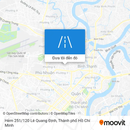 Bản đồ Hẻm 251/120 Lê Quang Định