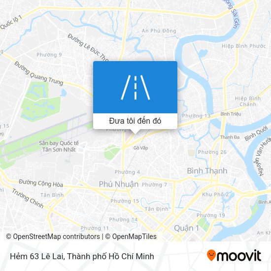 Bản đồ Hẻm 63 Lê Lai
