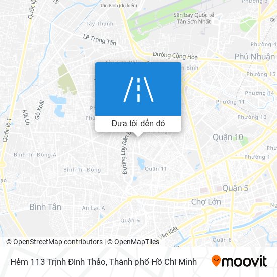 Bản đồ Hẻm 113 Trịnh Đình Thảo