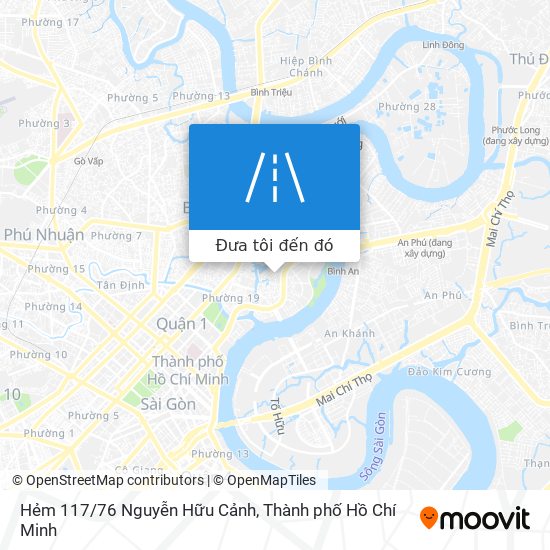 Bản đồ Hẻm 117/76 Nguyễn Hữu Cảnh