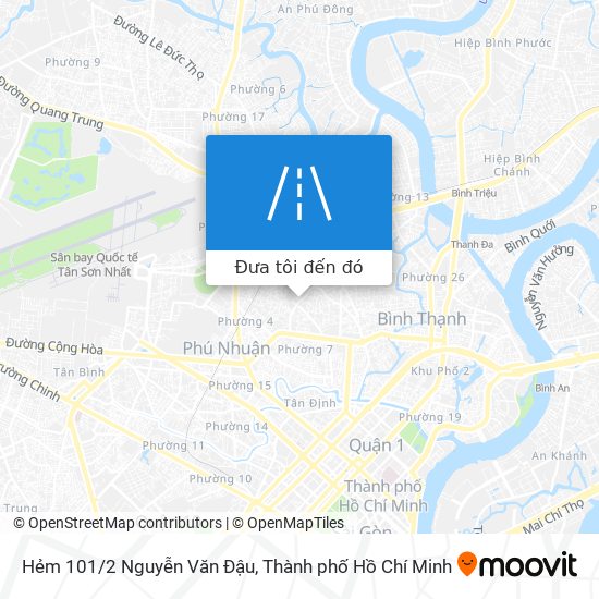 Bản đồ Hẻm 101/2 Nguyễn Văn Đậu
