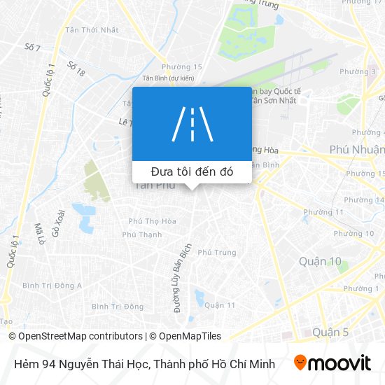 Bản đồ Hẻm 94 Nguyễn Thái Học