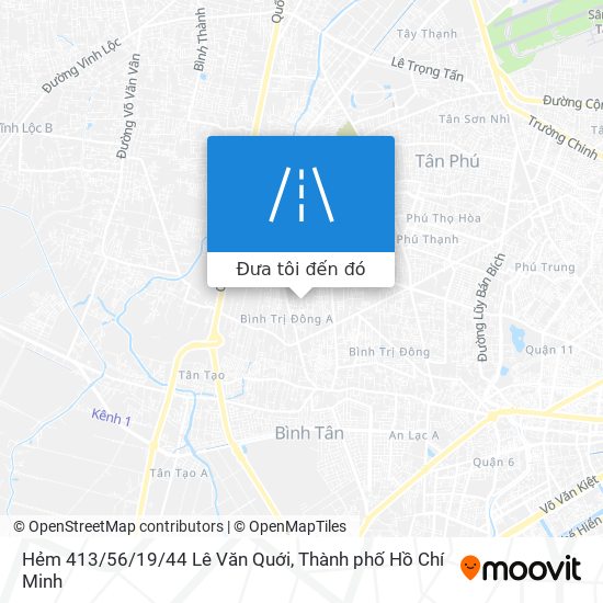 Bản đồ Hẻm 413/56/19/44 Lê Văn Quới