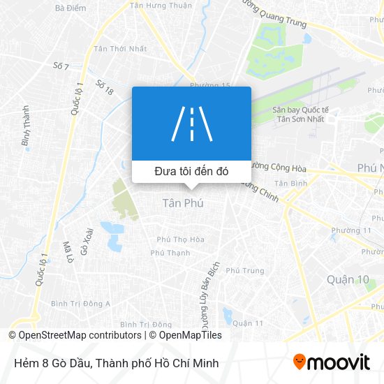 Bản đồ Hẻm 8 Gò Dầu