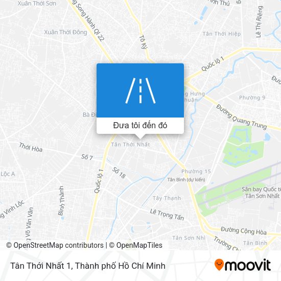 Bản đồ Tân Thới Nhất 1