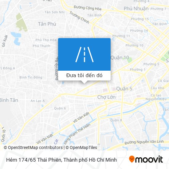 Bản đồ Hẻm 174/65 Thái Phiên
