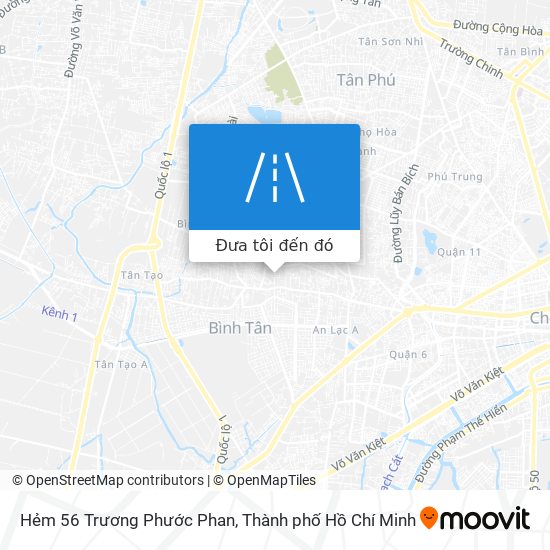 Bản đồ Hẻm 56 Trương Phước Phan